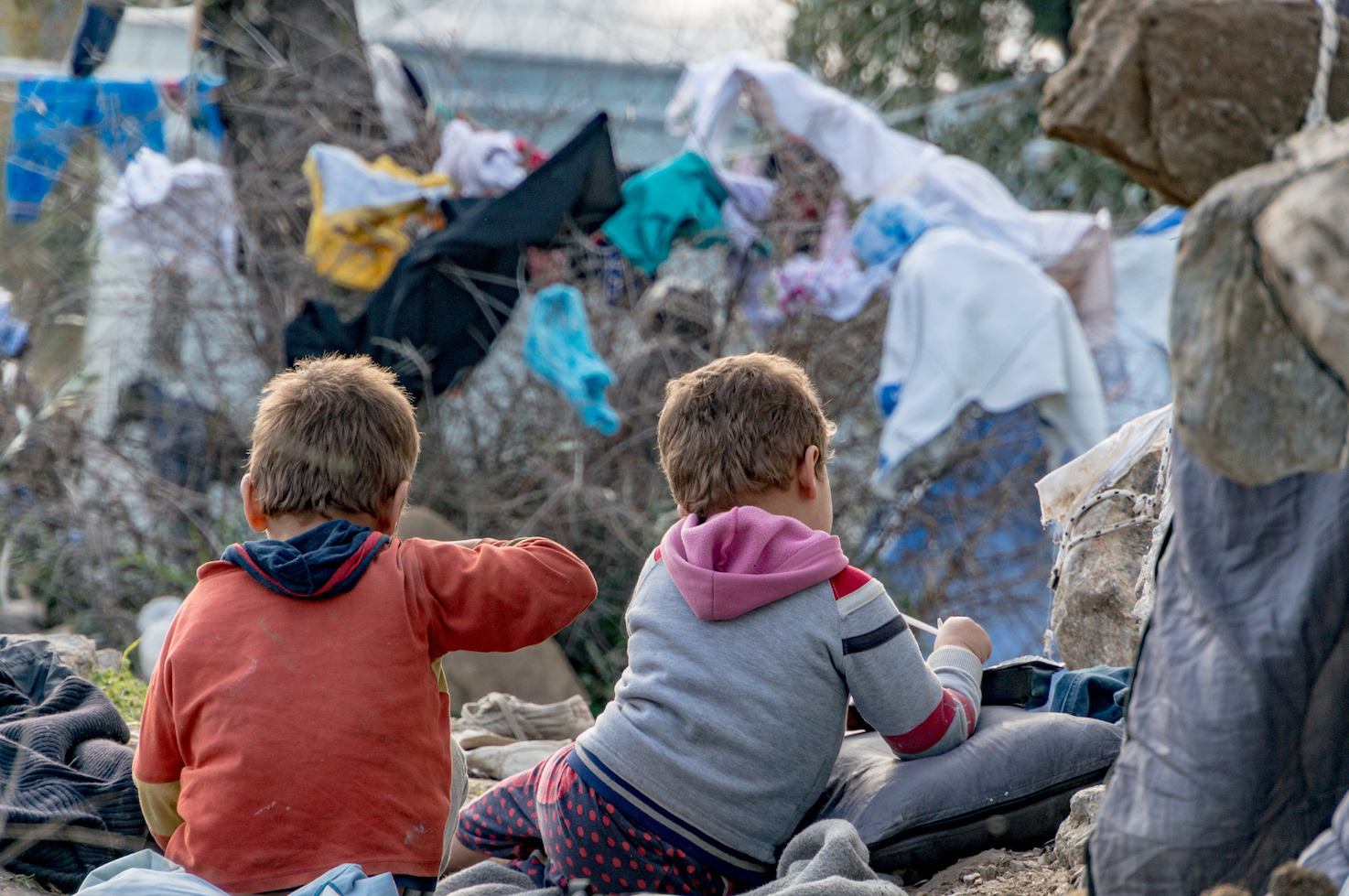 Weeskinderen op Lesbos 2017